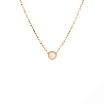 Cartier D'Amour Pendant Necklace 18K Rose Gold with Diamond Large