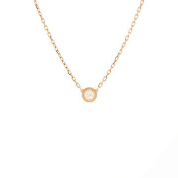 Cartier D'Amour Pendant Necklace 18K Rose Gold with Diamond Large