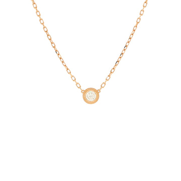Cartier D'Amour Pendant Necklace 18K Rose Gold with Diamond Large