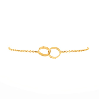 Cartier Love Interlocking Bracelet 18K Yellow Gold
