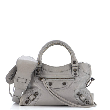 Balenciaga City Classic Studs Bag Leather Mini