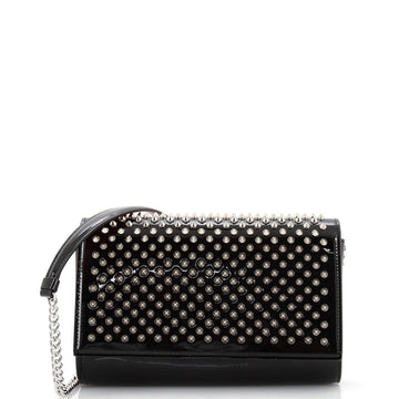 Christian Louboutin Paloma Clutch Spiked Leather