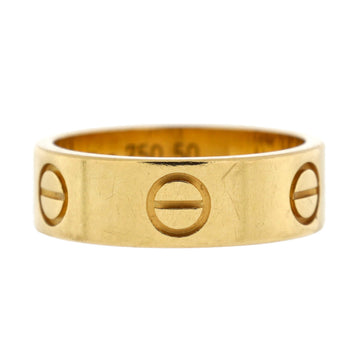 Cartier Love Band Ring 18K Yellow Gold
