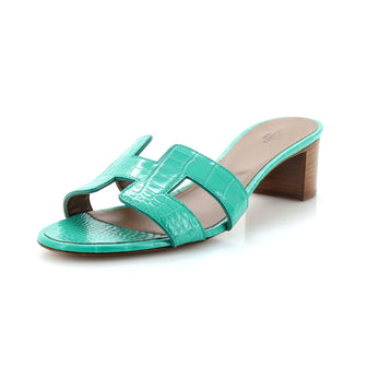 Hermes Women's Oasis Sandals Alligator
