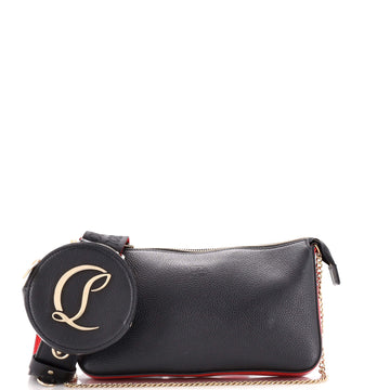 Christian Louboutin Loubila Hybrid Zip Crossbody Bag Leather