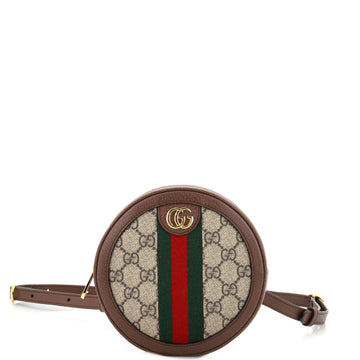 Gucci Ophidia Round Backpack GG Coated Canvas Mini