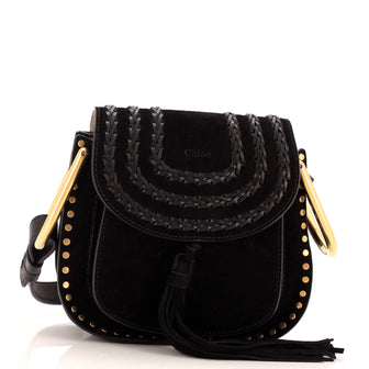 Chloe Hudson Handbag Whipstitch Suede Mini