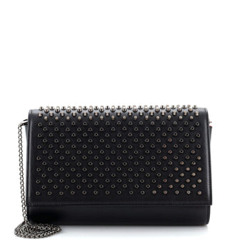 Christian Louboutin Paloma Clutch Spiked Leather