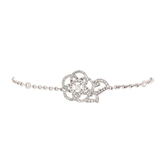 Chanel Camellia Brode Bracelet 18K White Gold with Diamonds