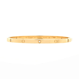 Cartier Love 6 Diamond Bracelet 18K Yellow Gold and Diamonds Small