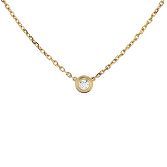 Cartier Cartier D'Amour Pendant Necklace 18K Yellow Gold and Diamond XS