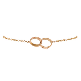 Cartier Love Interlocking Bracelet 18K Rose Gold