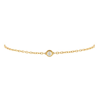 Cartier D'Amour Bracelet 18K Yellow Gold and Diamond Small