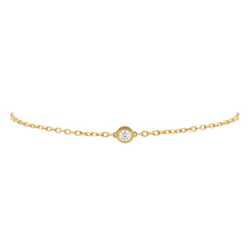 Cartier D'Amour Bracelet 18K Yellow Gold and Diamond Small