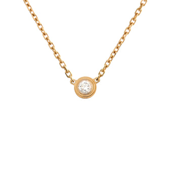 Cartier Cartier D'Amour Pendant Necklace 18K Rose Gold with Diamond XS