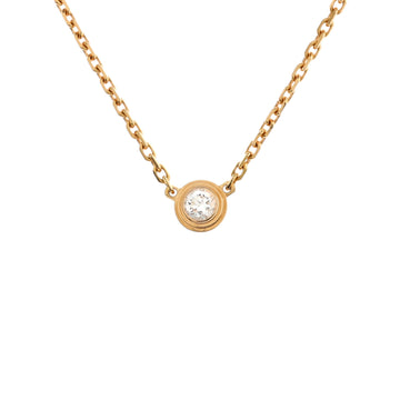 Cartier Cartier D'Amour Pendant Necklace 18K Rose Gold with Diamond XS
