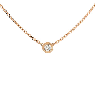 Cartier Cartier D'Amour Pendant Necklace 18K Rose Gold with Diamond XS