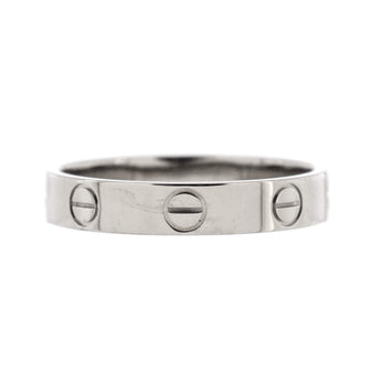 Cartier Love Wedding Band Ring 18K White Gold
