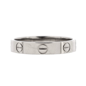 Cartier Love Wedding Band Ring 18K White Gold