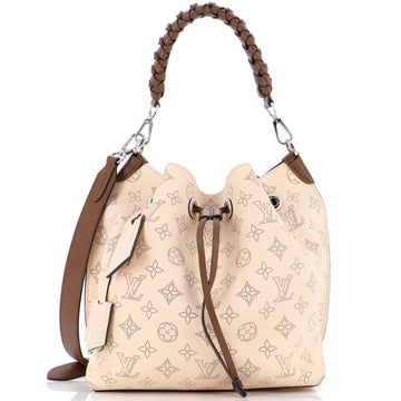 Louis Vuitton Muria Bucket Bag Mahina Leather