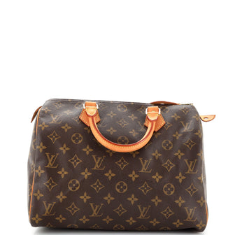 Louis Vuitton Speedy Handbag Monogram Canvas 30