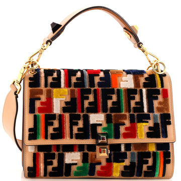 Fendi Kan I Bag Zucca Velvet Medium