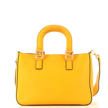 Fendi FF Handle Tote Leather Small