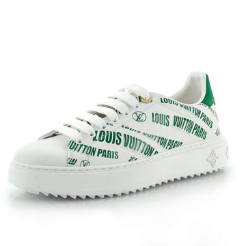 Louis Vuitton Women's Time Out Sneakers Printed Leather