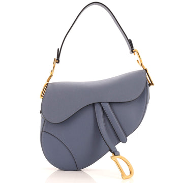 Christian Dior Saddle Handbag Leather Medium