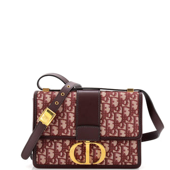 Christian Dior 30 Montaigne Flap Bag Oblique Canvas