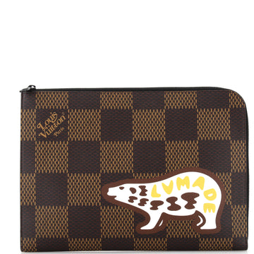 Louis Vuitton Nigo Pochette Jour Limited Edition Printed Giant Damier GM
