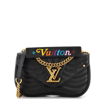 Louis Vuitton New Wave Chain Bag Quilted Leather MM