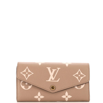 Louis Vuitton Sarah Wallet NM Bicolor Monogram Empreinte Giant