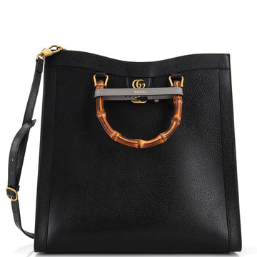 Gucci Diana NM Bamboo Handle Tote Leather Large