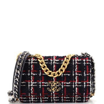 Chanel 19 Wallet on Chain Quilted Tweed