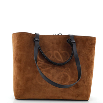 Loewe Anagram Tote Suede Small