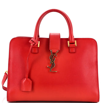 Saint Laurent Monogram Cabas Leather Small