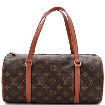 Louis Vuitton Papillon Handbag Monogram Canvas 30