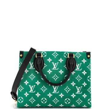 Louis Vuitton OnTheGo Tote LV Match Monogram Jacquard Velvet PM
