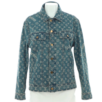 Louis Vuitton Men's Trucker Jacket Limited Edition Supreme Monogram Denim
