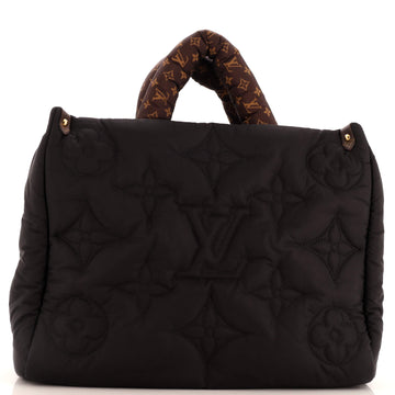 Louis Vuitton Pillow OnTheGo Tote Monogram Quilted Econyl Nylon MM