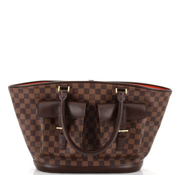 Louis Vuitton Manosque Handbag Damier GM