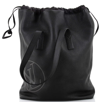 Louis Vuitton Cabas Light Drawstring Bag Initials Taurillon Leather