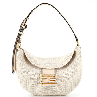 Fendi Croissant Hobo Crochet Small