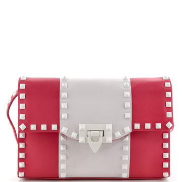 Valentino Garavani Free Rockstud Flip Lock Flap Bag Leather Medium