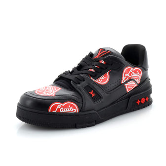 Louis Vuitton Men's Nigo LV Trainer Sneakers Limited Edition Printed Leather