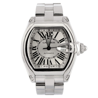 Cartier Roadster GMT Automatic Watch Stainless Steel 40
