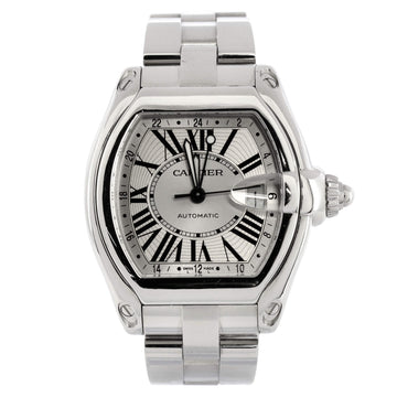 Cartier Roadster GMT Automatic Watch Stainless Steel 40