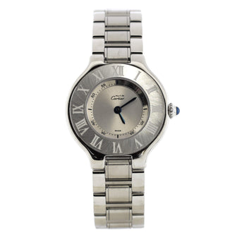 Cartier Must de Cartier 21 Quartz Watch Stainless Steel 28
