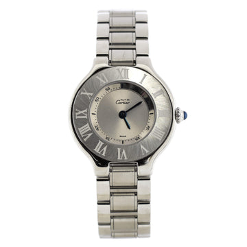 Cartier Must de Cartier 21 Quartz Watch Stainless Steel 28